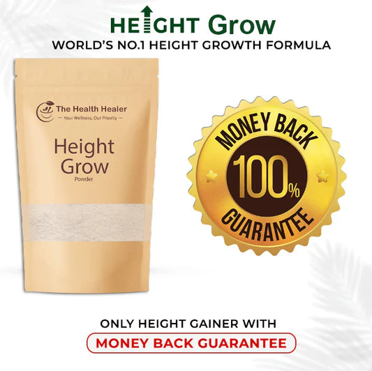 The Health Healer Height Grow Powder – 100% Natural Height Increase Supplement (100 Grams)