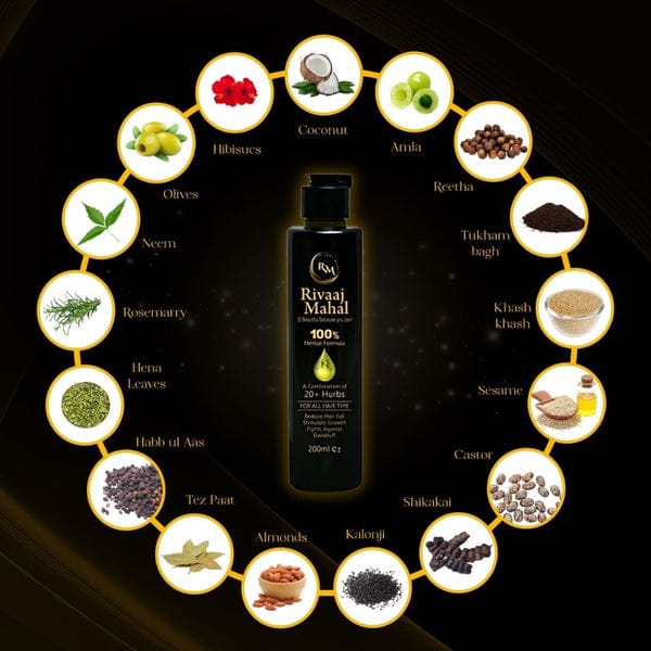 Rivaaj Mahal Hair Oil 100% Organic🌿